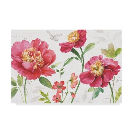 Trademark Fine Art Lisa Audit 'Pink Garden I' Canvas Art, 22x32 WAP07702-C2232GG